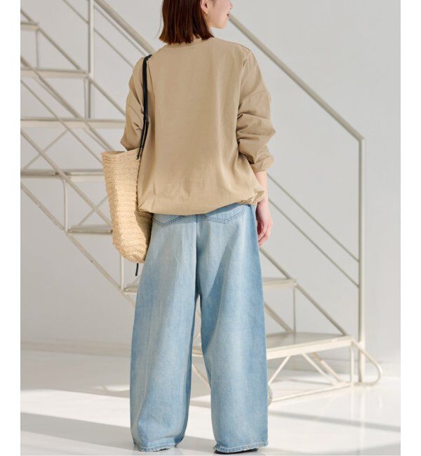 JOURNAL STANDARD relume「《追加》ギャザーヘムロングスリーブ」|Tシャツ・カットソー|