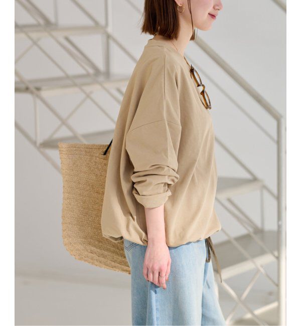 JOURNAL STANDARD relume「《追加》ギャザーヘムロングスリーブ」|Tシャツ・カットソー|