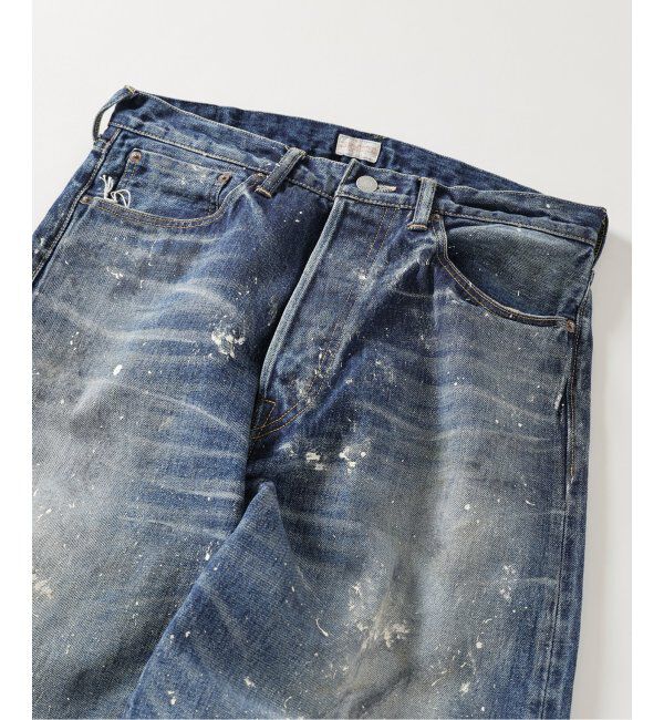 J.S.Homestead「J.S.Homestead / エイジングデニム ワイド5ポケ ペイント」|デニム|