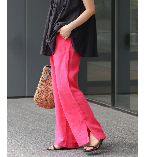 JOURNAL STANDARD relume「《一部WEB限定追加5》麻スリットイージーパンツ」|その他|