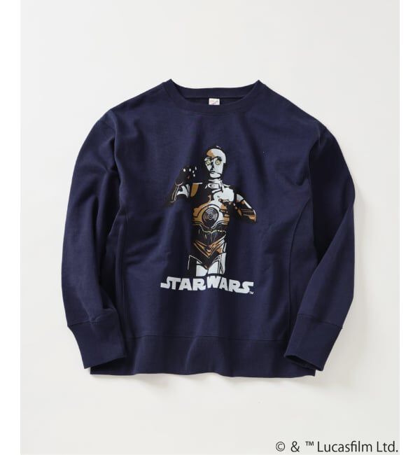 JOURNAL STANDARD relume「【スター・ウォーズ】&times; FANTASY A&G INC プリント スウェット」|スウェット・ジャージ|ネイビー