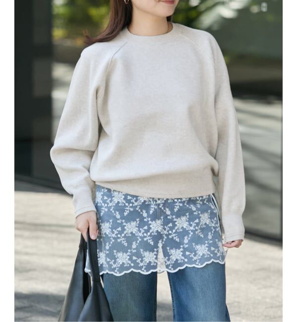 JOURNAL STANDARD「【洗える】スウェットライクニットプルオーバー」|ニット・セーター|