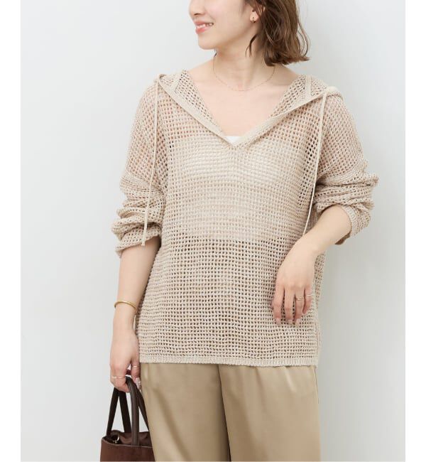 JOURNAL STANDARD relume「ミックスメッシュフーディー」|ニット・セーター|