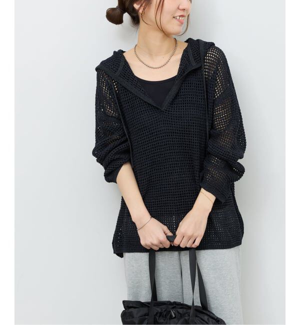 JOURNAL STANDARD relume「ミックスメッシュフーディー」|ニット・セーター|