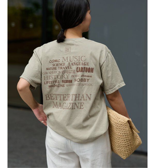 FRAMeWORK「BETTER THAN GOOD/ベターザングッド BTG GOOD BOOKS Tシャツ」|Tシャツ・カットソー|