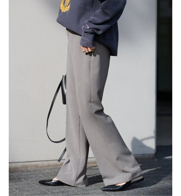 FRAMeWORK「≪追加≫セミフレアパンツ3」|スラックス|