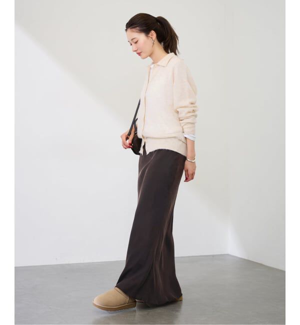 FRAMeWORK「≪追加≫シルキーキュプラバイアススカート2」|スカート|