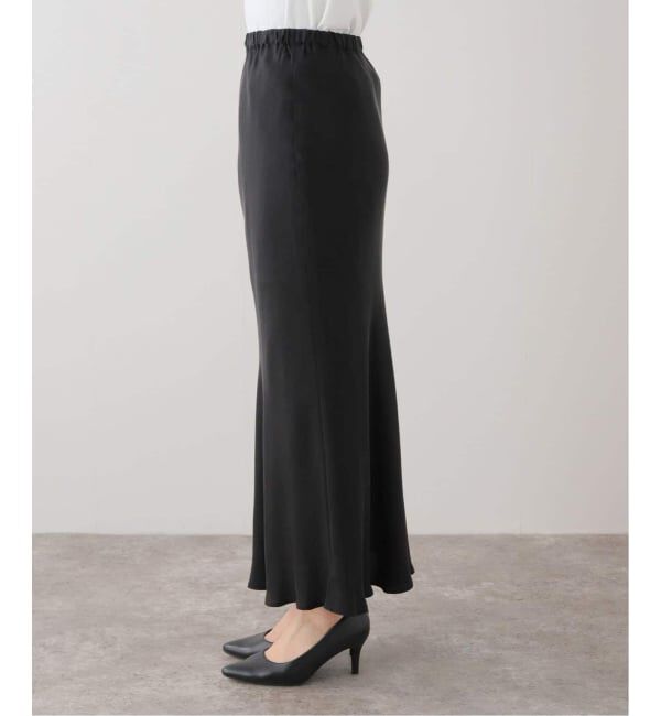 FRAMeWORK「≪追加≫シルキーキュプラバイアススカート2」|スカート|