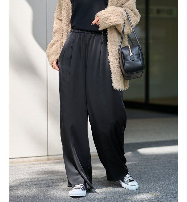 FRAMeWORK「≪追加≫サテンストレッチイージーパンツ2」|その他|
