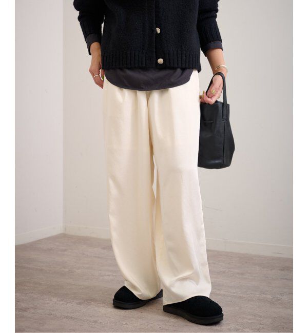 FRAMeWORK「≪追加≫サテンストレッチイージーパンツ2」|その他|