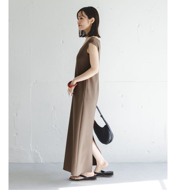 NOBLE「《追加》コンフォートジャージー2WAYワンピース」|ワンピース|