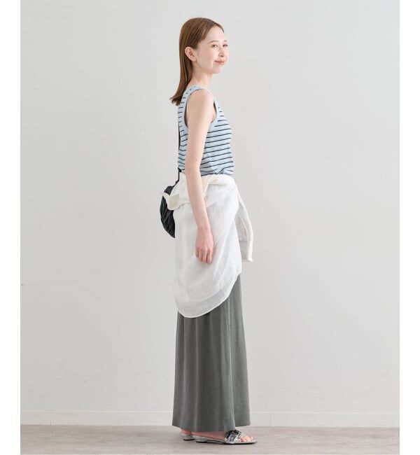 U by SPICK&SPAN「《予約》2WAY ハリヌキリブマルチボーダータンク」|タンクトップ|