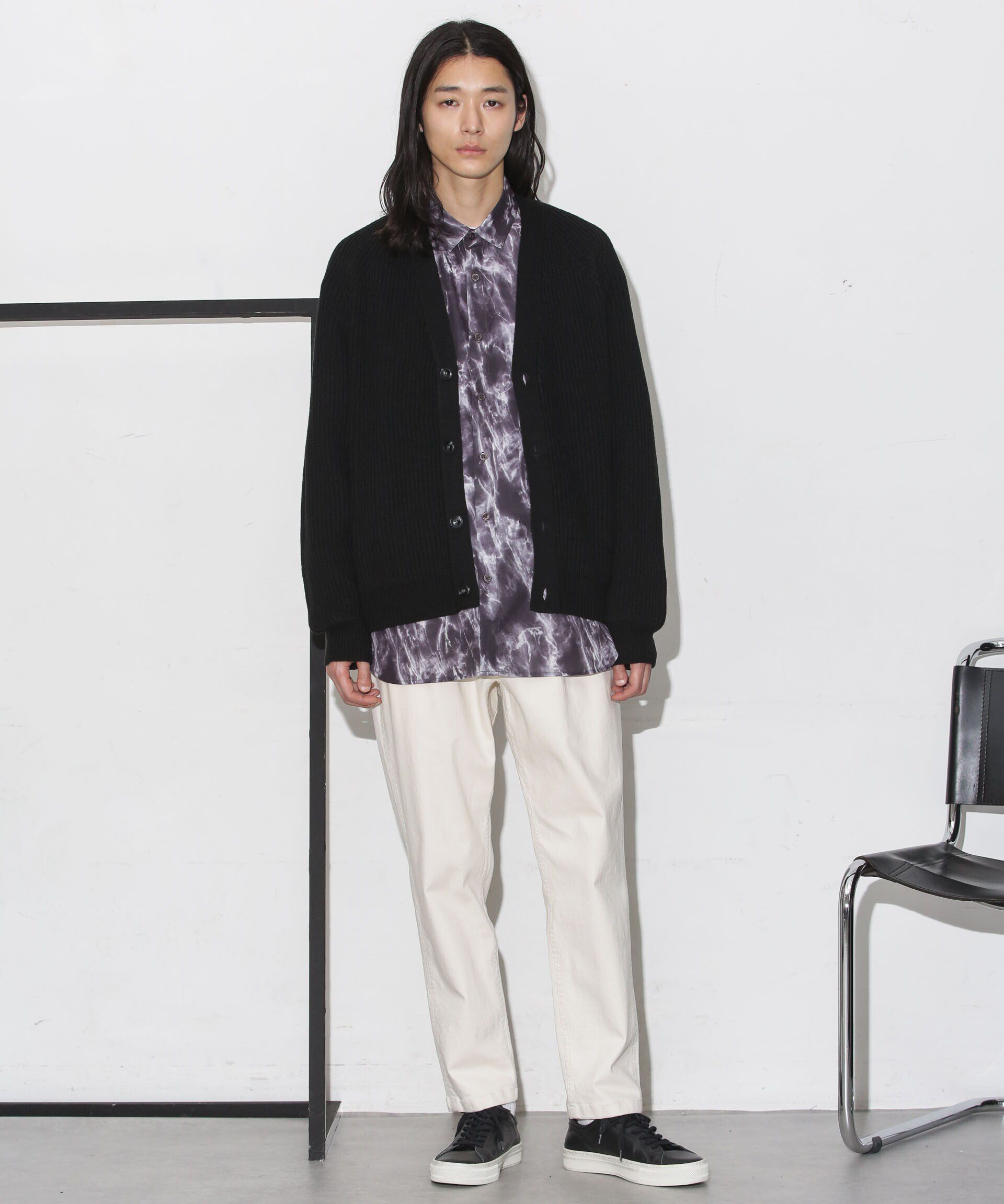 nano･universe「ドレープパターンシャツ 長袖」|シャツ・ブラウス|