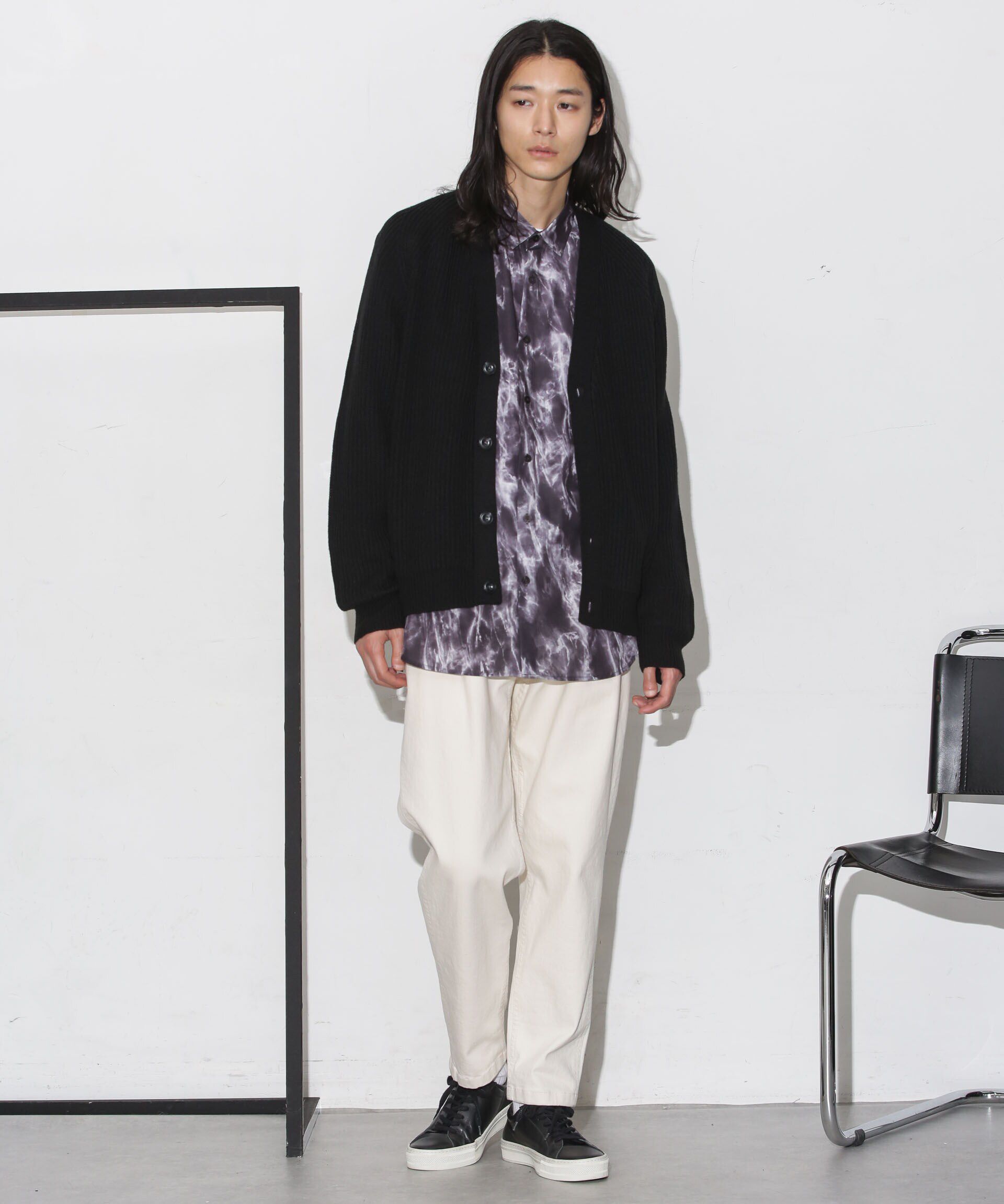 nano･universe「ドレープパターンシャツ 長袖」|シャツ・ブラウス|