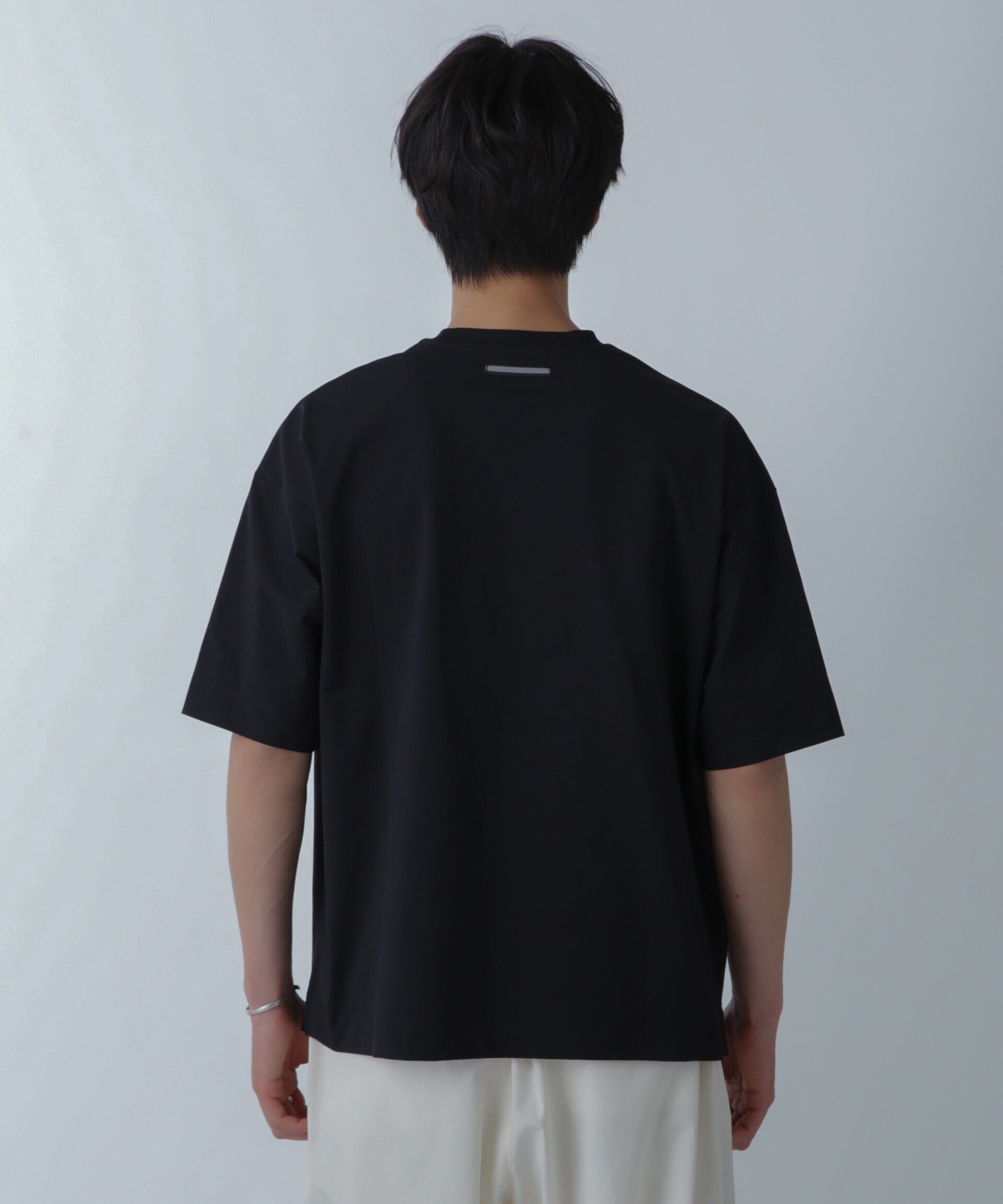 nano･universe「ドライジャージー ワイドTシャツ 半袖(セットアップ可)」|Tシャツ・カットソー|