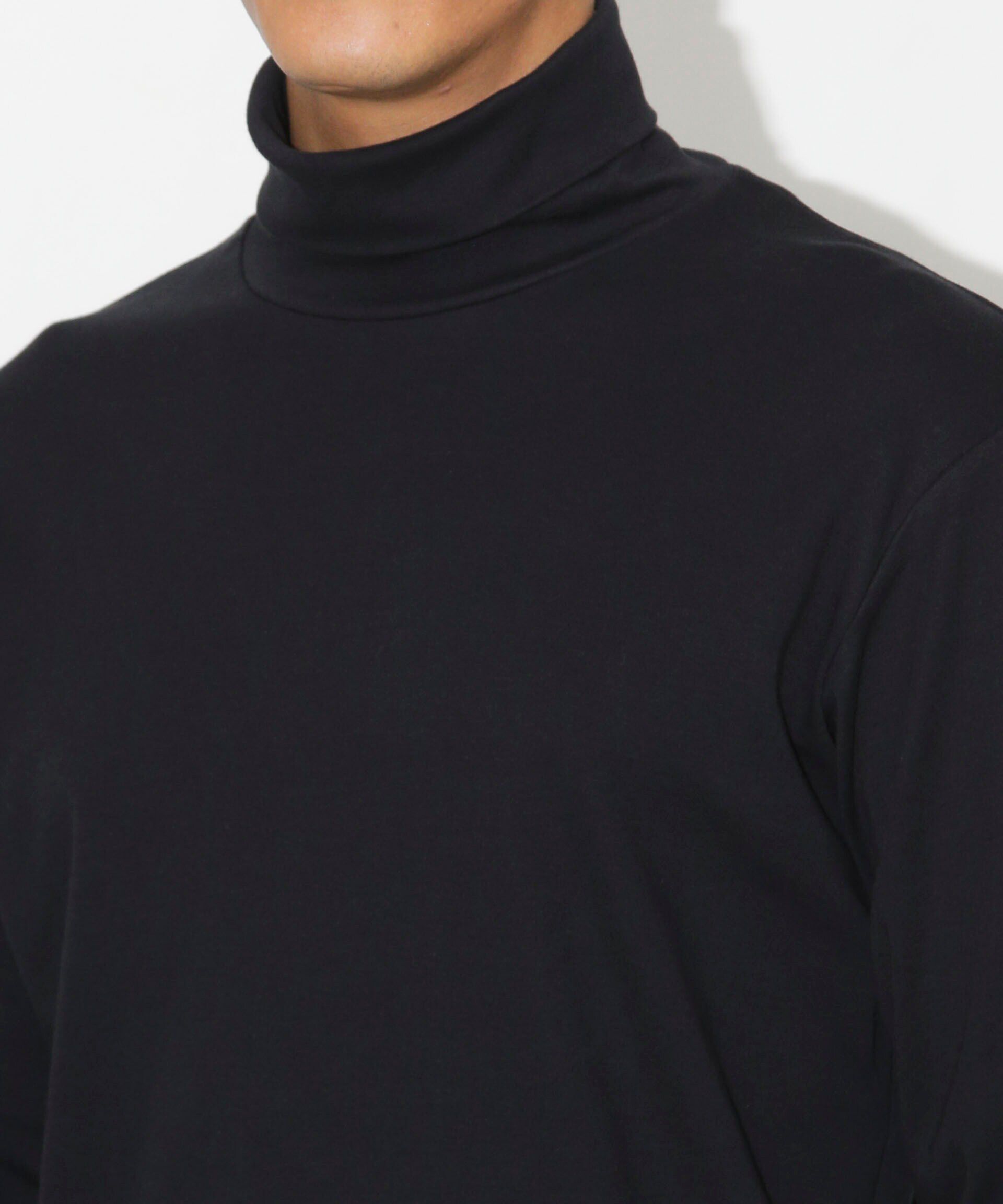 nano･universe「Anti Soaked(R) 汗染み防止 スムースタートルネックTシャツ 長袖」|Tシャツ・カットソー|