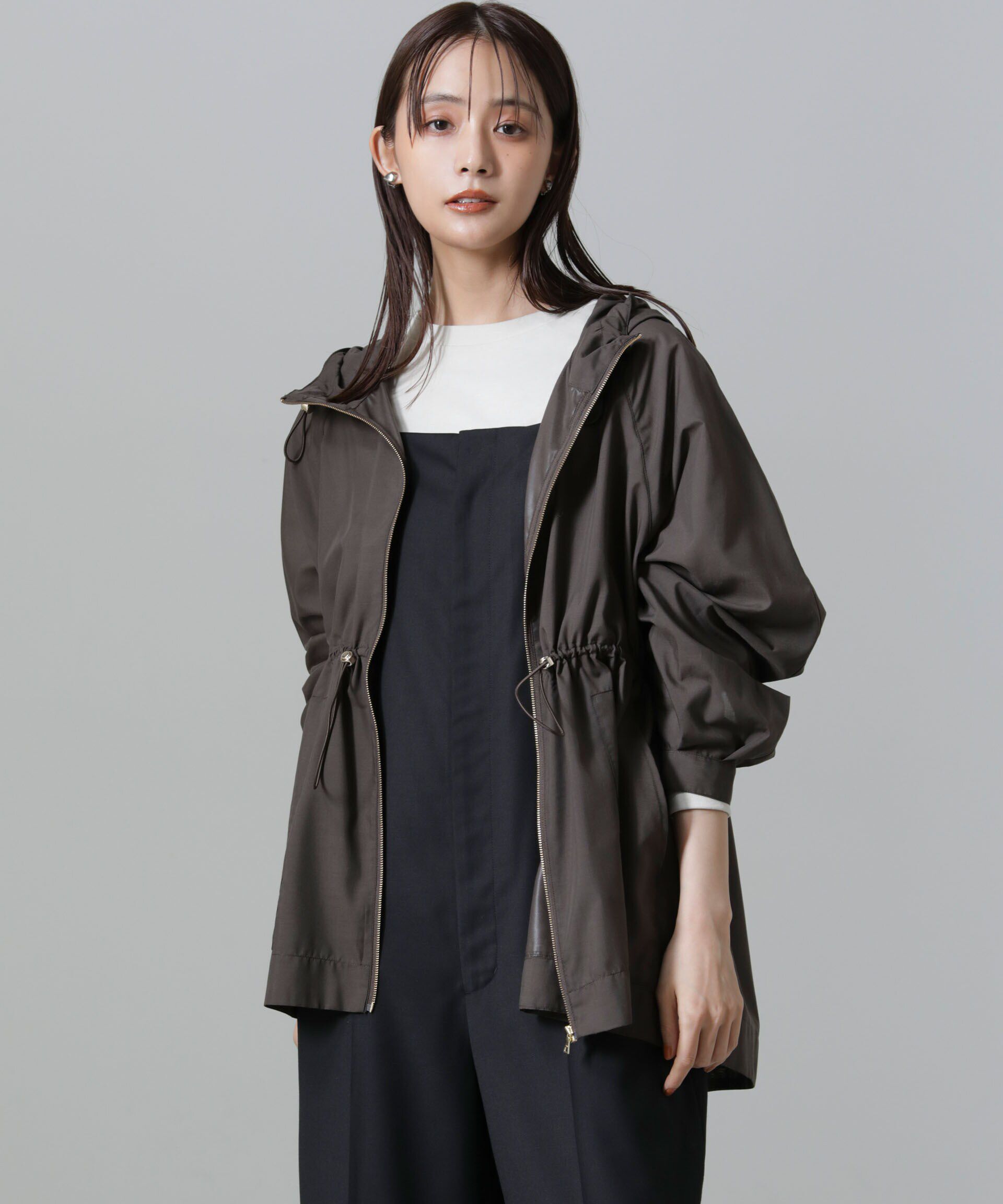 nano･universe「シアーローンドロストブルゾン」|ブルゾン・スタジャン|