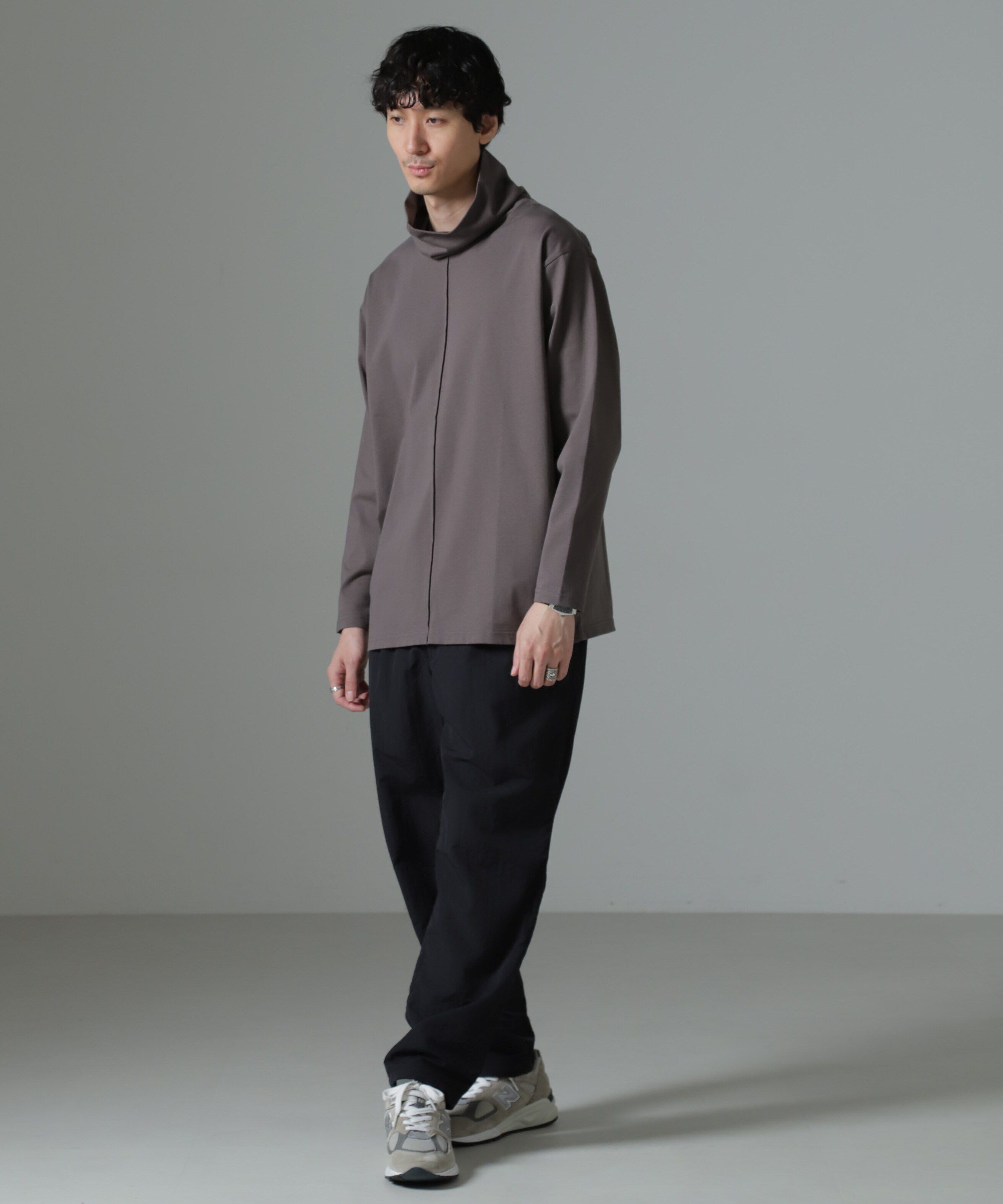 nano･universe「WEB限定/ボリュームハイネックプルオーバー 長袖」|Tシャツ・カットソー|