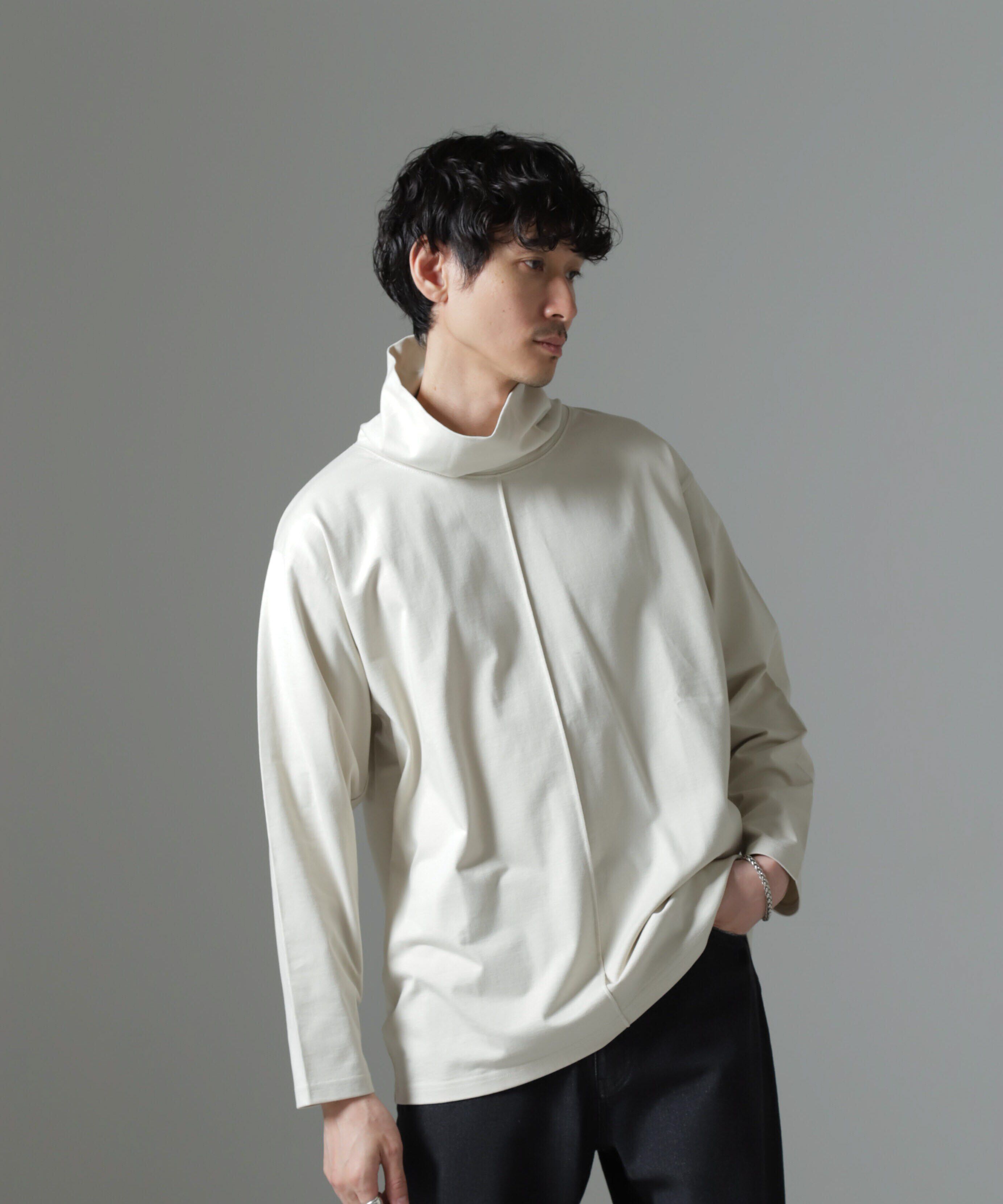 nano･universe「WEB限定/ボリュームハイネックプルオーバー 長袖」|Tシャツ・カットソー|