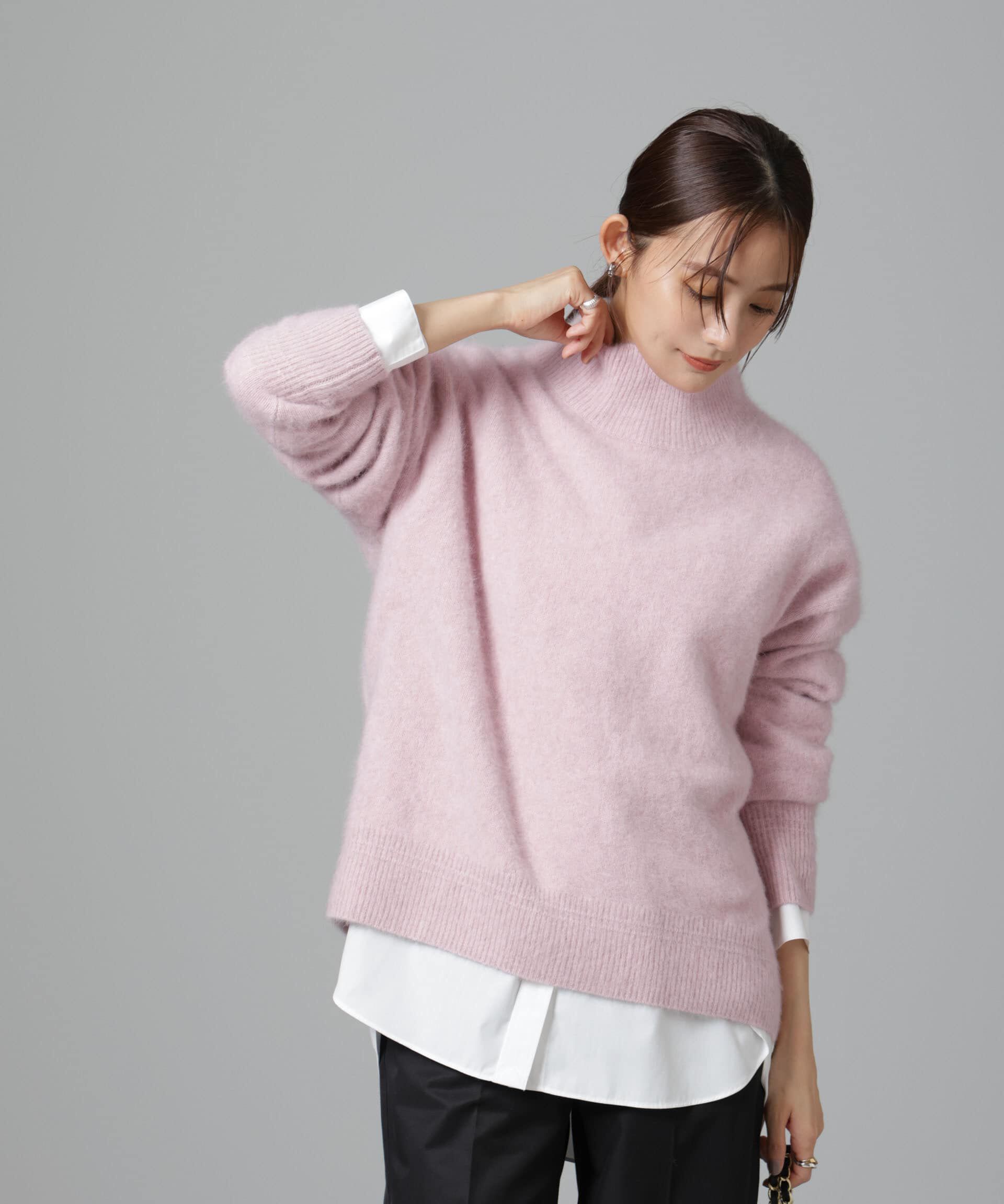 nano･universe「ウォッシャブルフォックスタートルネックプルオーバー」|ニット・セーター|