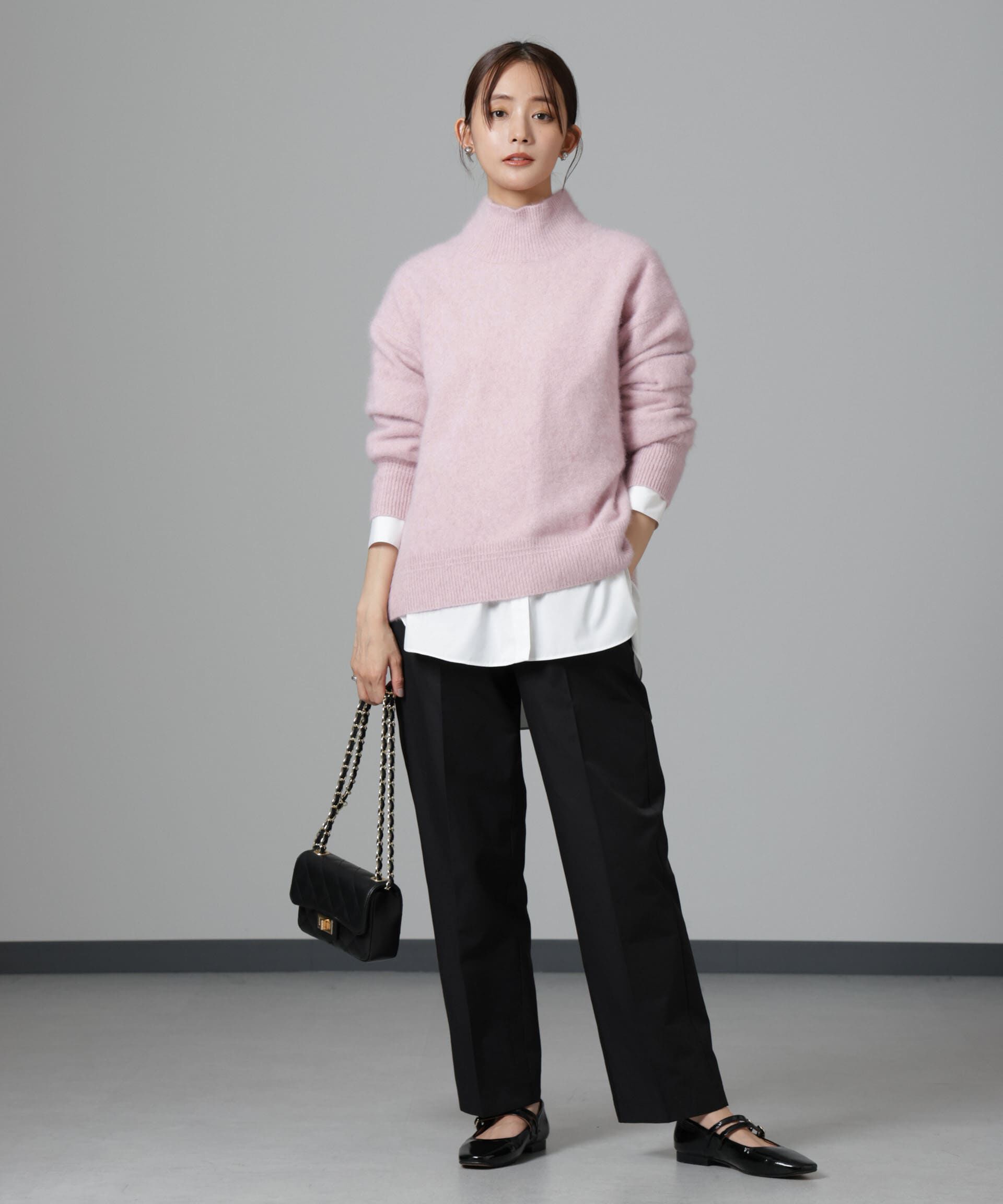 nano･universe「ウォッシャブルフォックスタートルネックプルオーバー」|ニット・セーター|