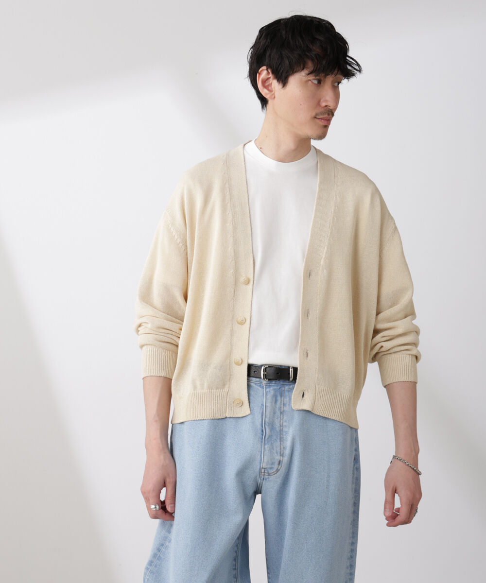 nano･universe「シアーニットカーディガン」|ニット・セーター|エクリュ4