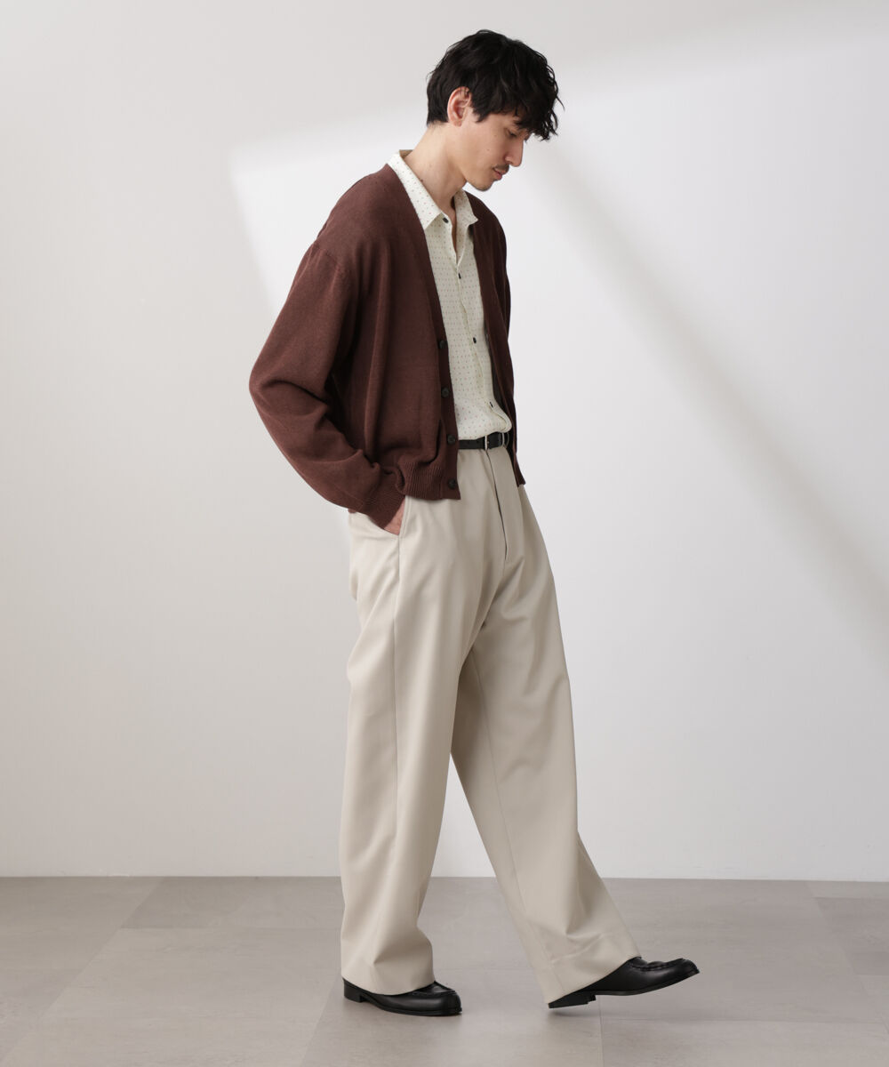 nano･universe「シアーニットカーディガン」|ニット・セーター|