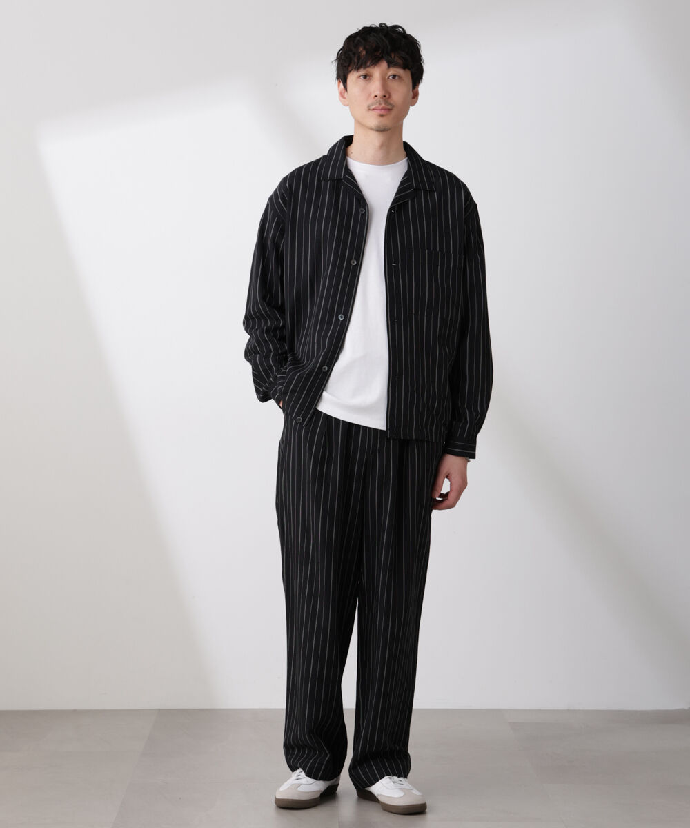 nano･universe「ﾘﾈﾝﾌﾞﾚﾝﾄﾞﾋﾟﾝｽﾄﾗｲﾌﾟ 1ﾀｯｸｲｰｼﾞｰﾊﾟﾝﾂ(ｾｯ 」|チノ|