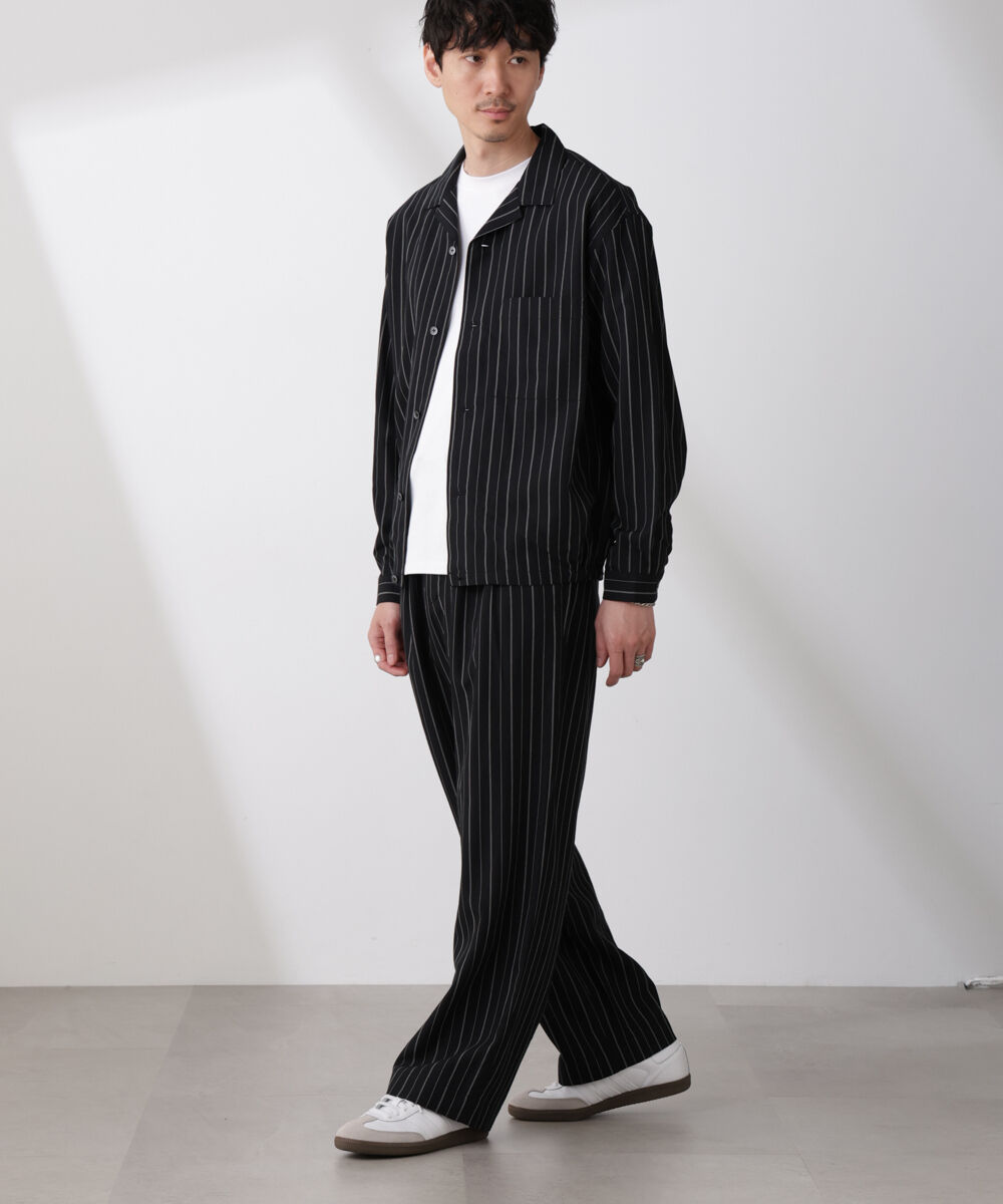 nano･universe「ﾘﾈﾝﾌﾞﾚﾝﾄﾞﾋﾟﾝｽﾄﾗｲﾌﾟ 1ﾀｯｸｲｰｼﾞｰﾊﾟﾝﾂ(ｾｯ 」|チノ|