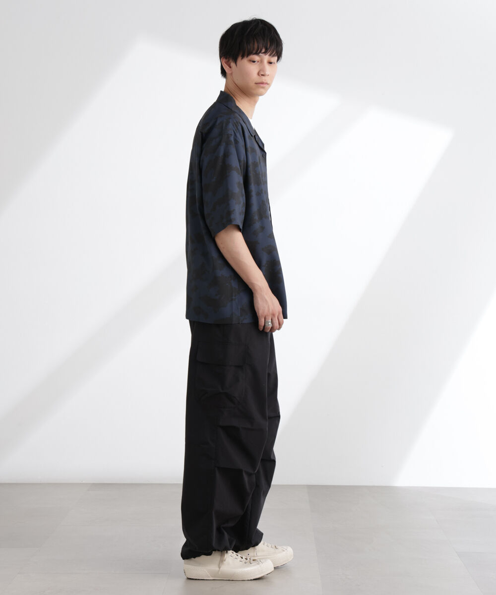 nano･universe「オリジナルパターン開襟シャツ 半袖」|シャツ・ブラウス|