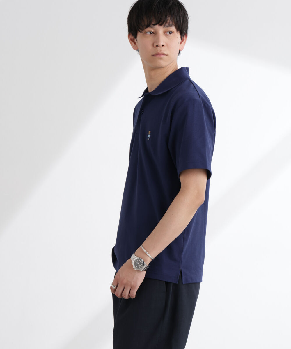 nano･universe「ナノベア鹿の子ポロシャツ 半袖」|Tシャツ・カットソー|パターン21