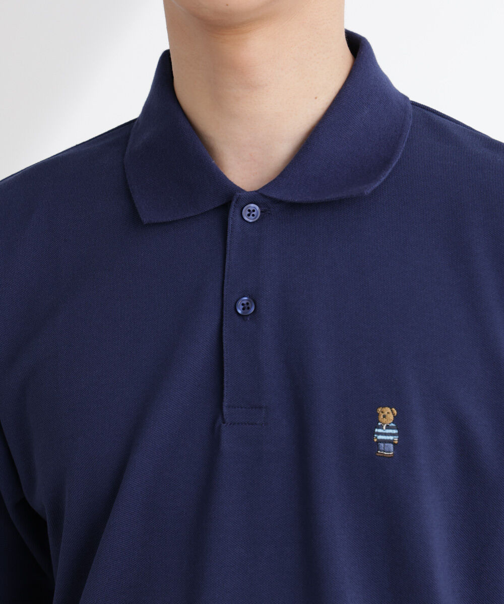 nano･universe「ナノベア鹿の子ポロシャツ 半袖」|Tシャツ・カットソー|