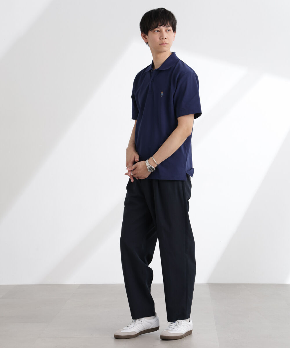 nano･universe「ナノベア鹿の子ポロシャツ 半袖」|Tシャツ・カットソー|