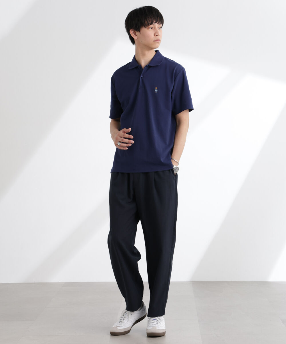 nano･universe「ナノベア鹿の子ポロシャツ 半袖」|Tシャツ・カットソー|