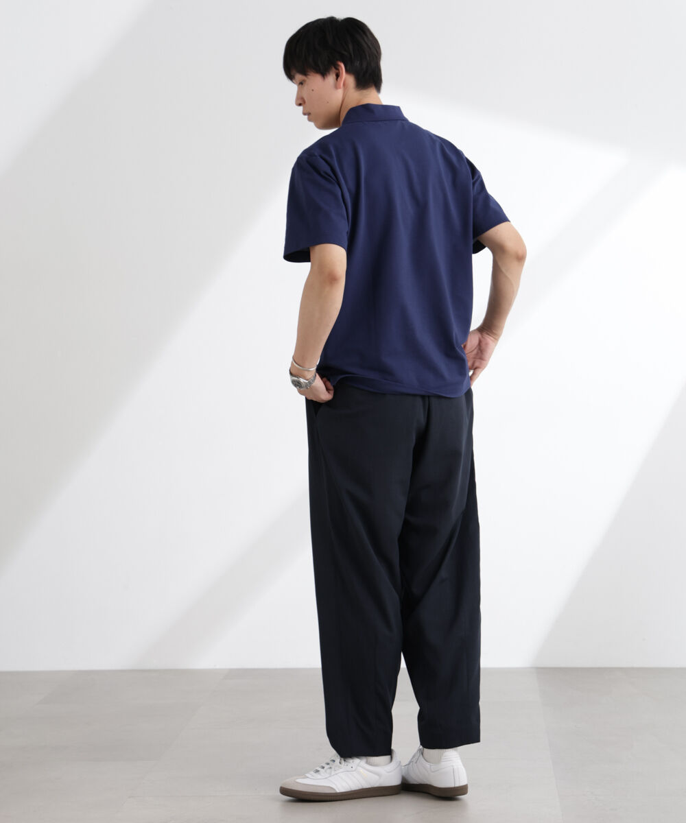 nano･universe「ナノベア鹿の子ポロシャツ 半袖」|Tシャツ・カットソー|