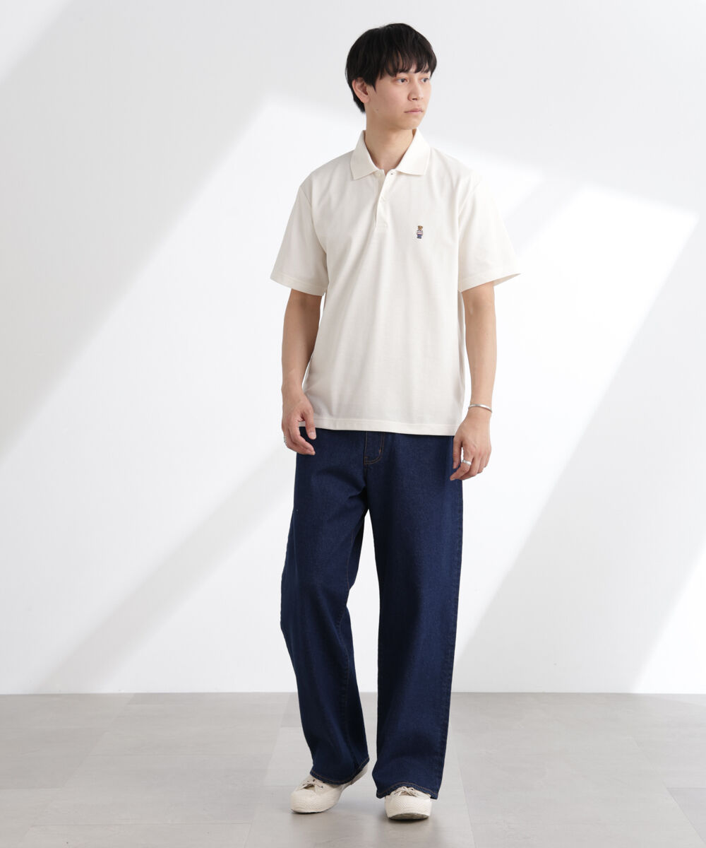 nano･universe「ナノベア鹿の子ポロシャツ 半袖」|Tシャツ・カットソー|