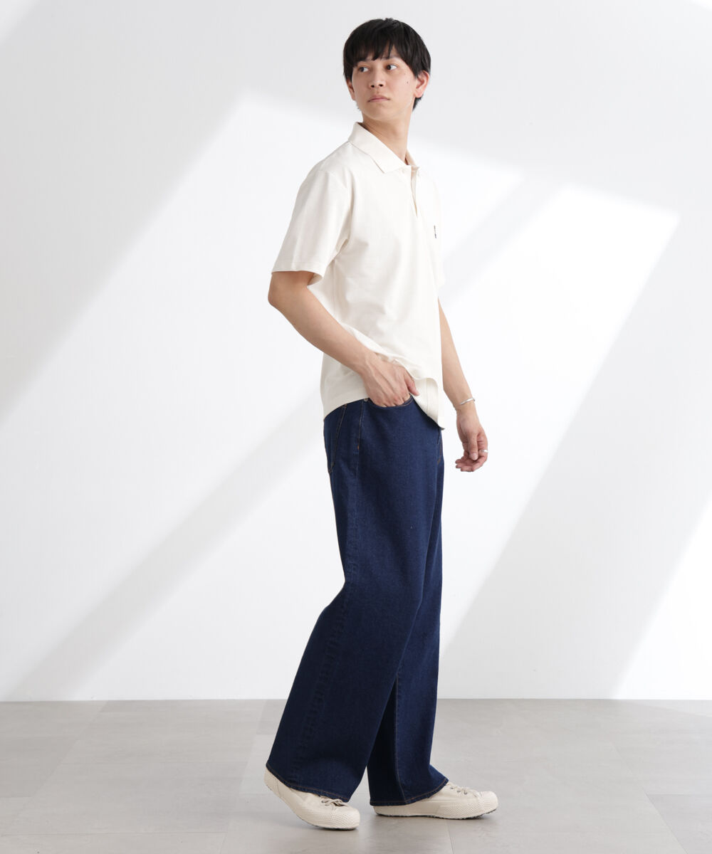 nano･universe「ナノベア鹿の子ポロシャツ 半袖」|Tシャツ・カットソー|