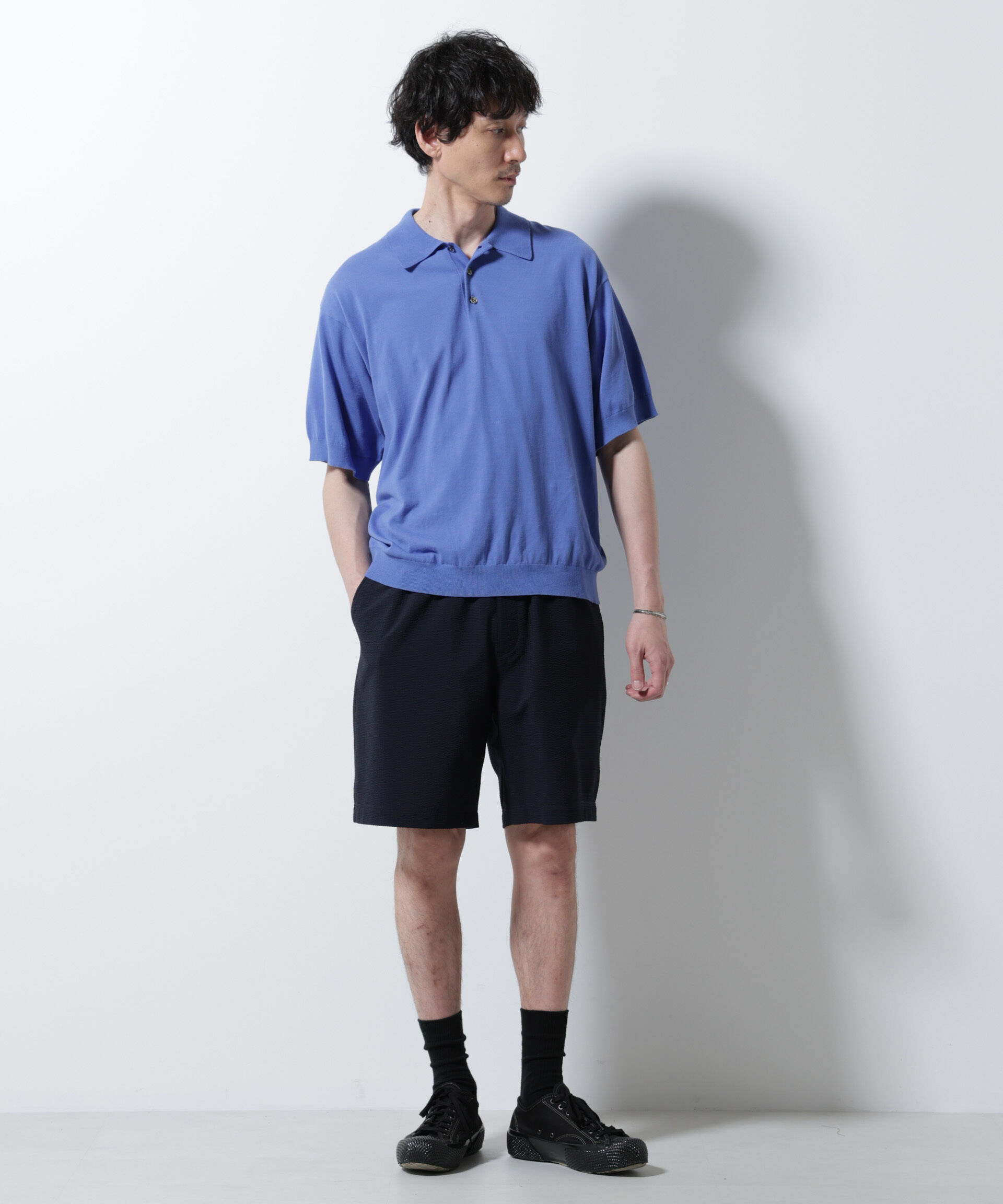 nano･universe「DotAir(R)サッカーストレッチイージーショートパンツ/吸水速乾」|チノ|