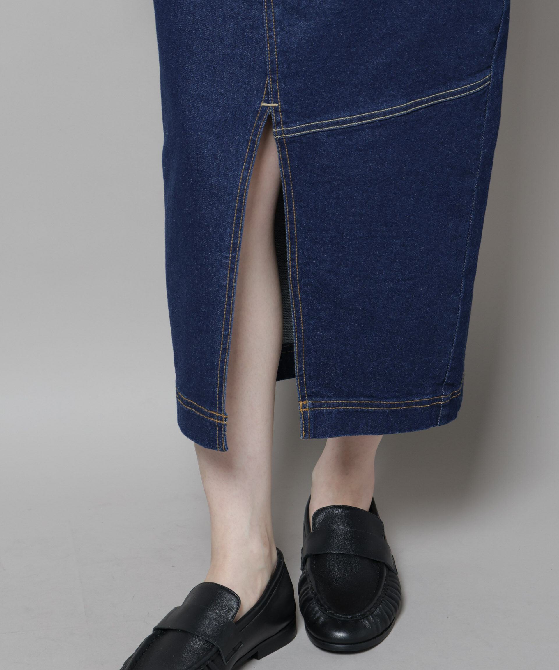 nano･universe「ラップペンシルデニムスカート」|スカート|