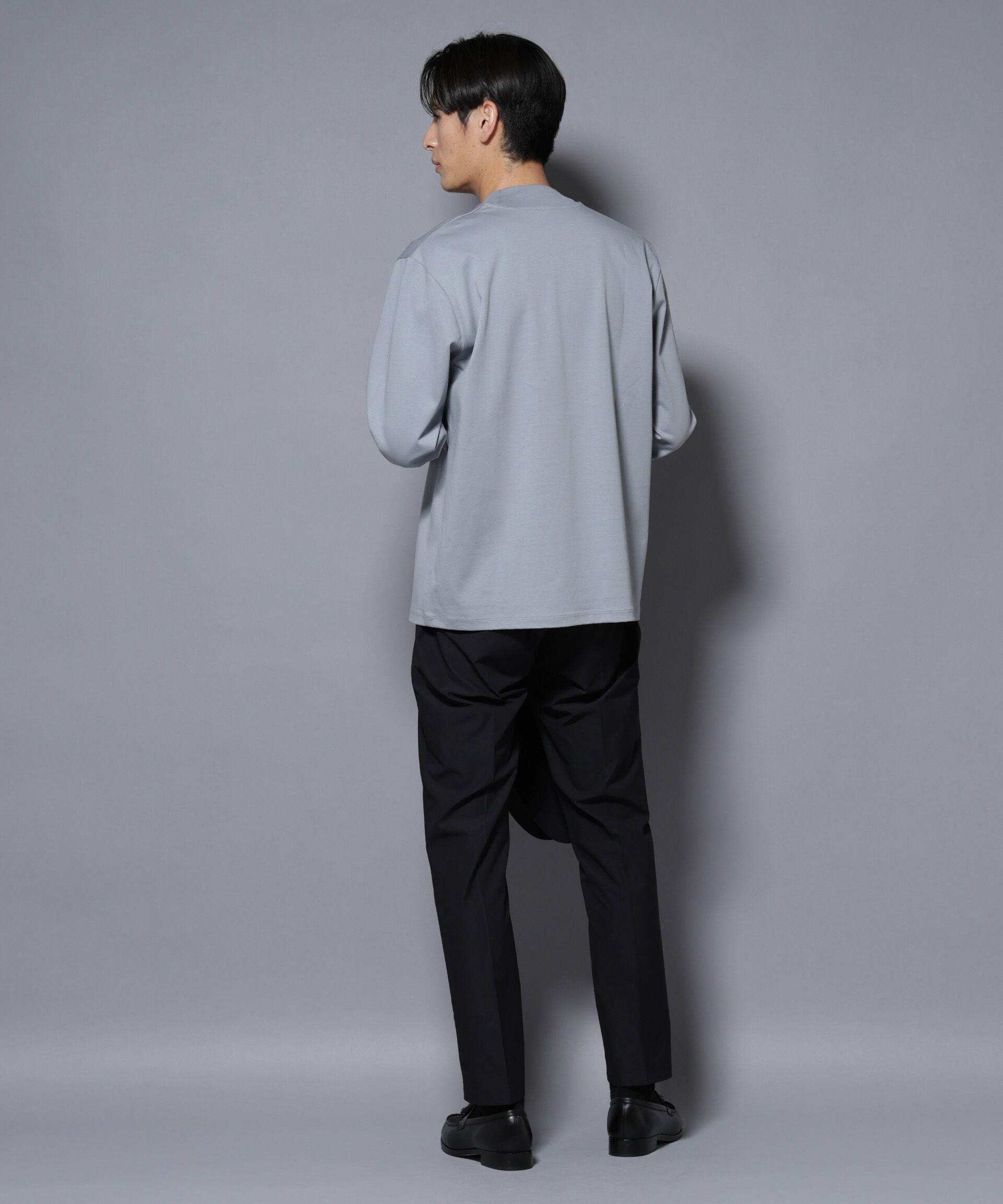 nano･universe「ジャケT(R)  プレミアム クルーネック 長袖」|Tシャツ・カットソー|