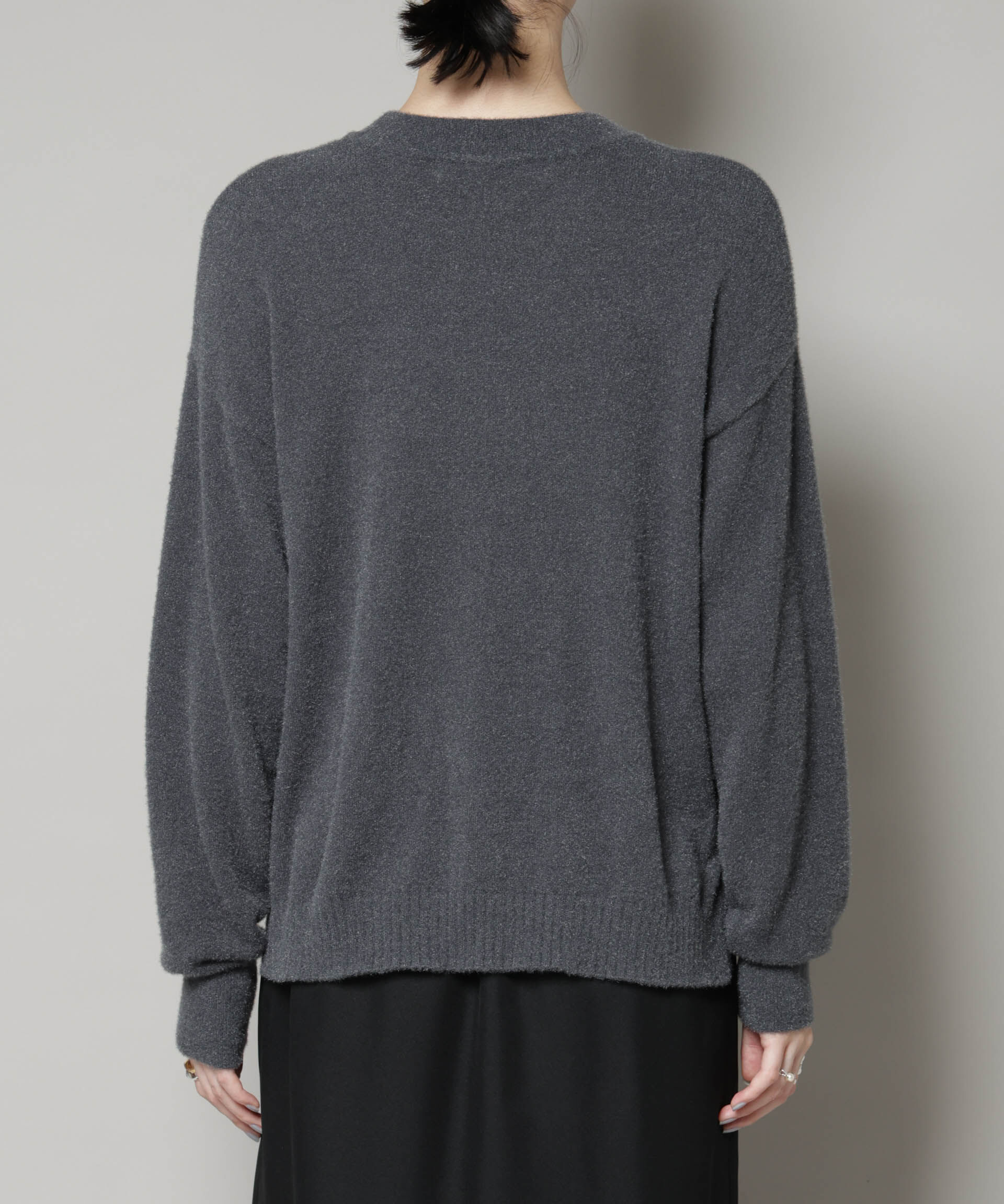 nano･universe「ミニラメシャギーニットプルオーバー」|ニット・セーター|