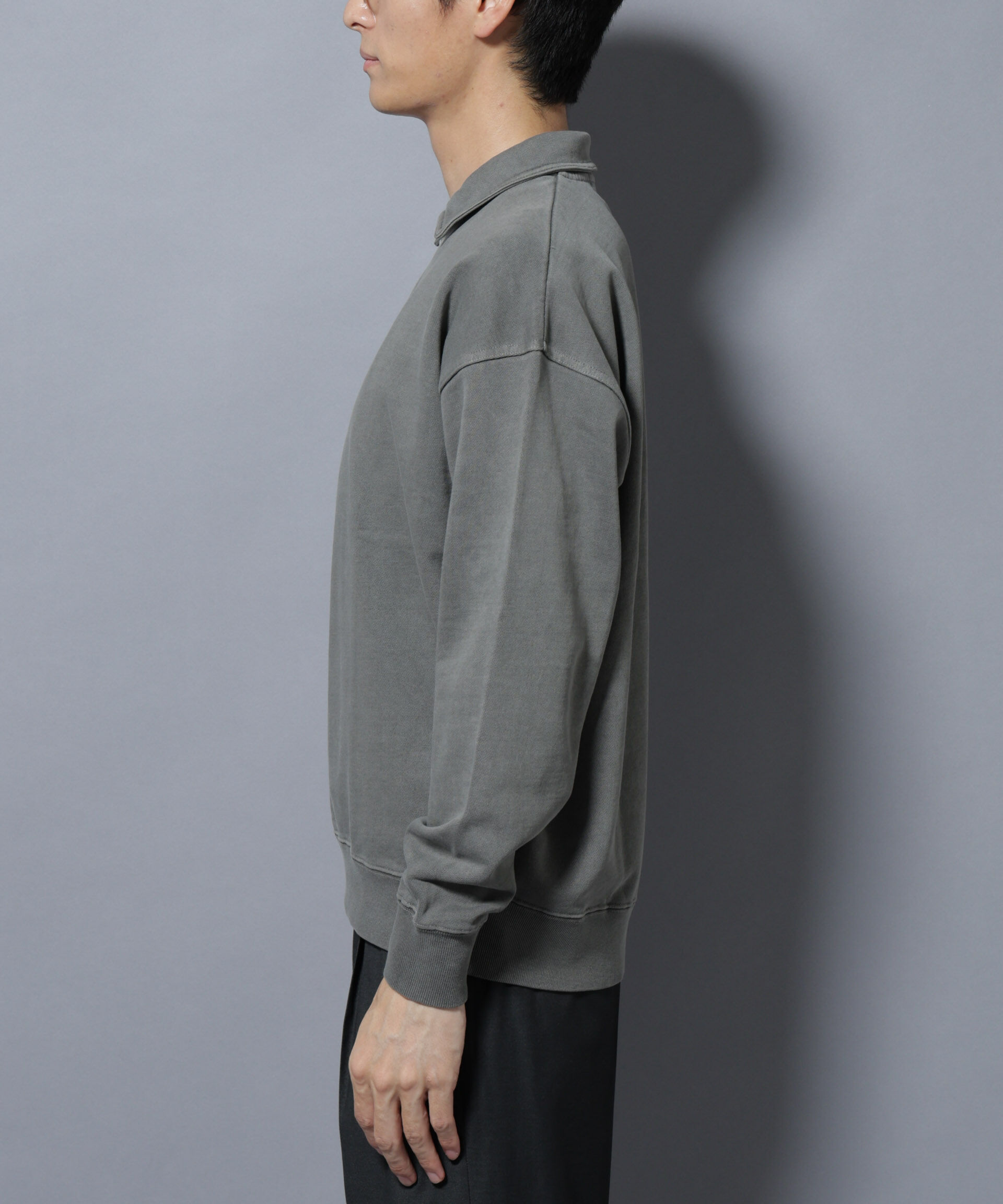 nano･universe「ヴィンテージライク ハーフZIPスウェット」|Tシャツ・カットソー|