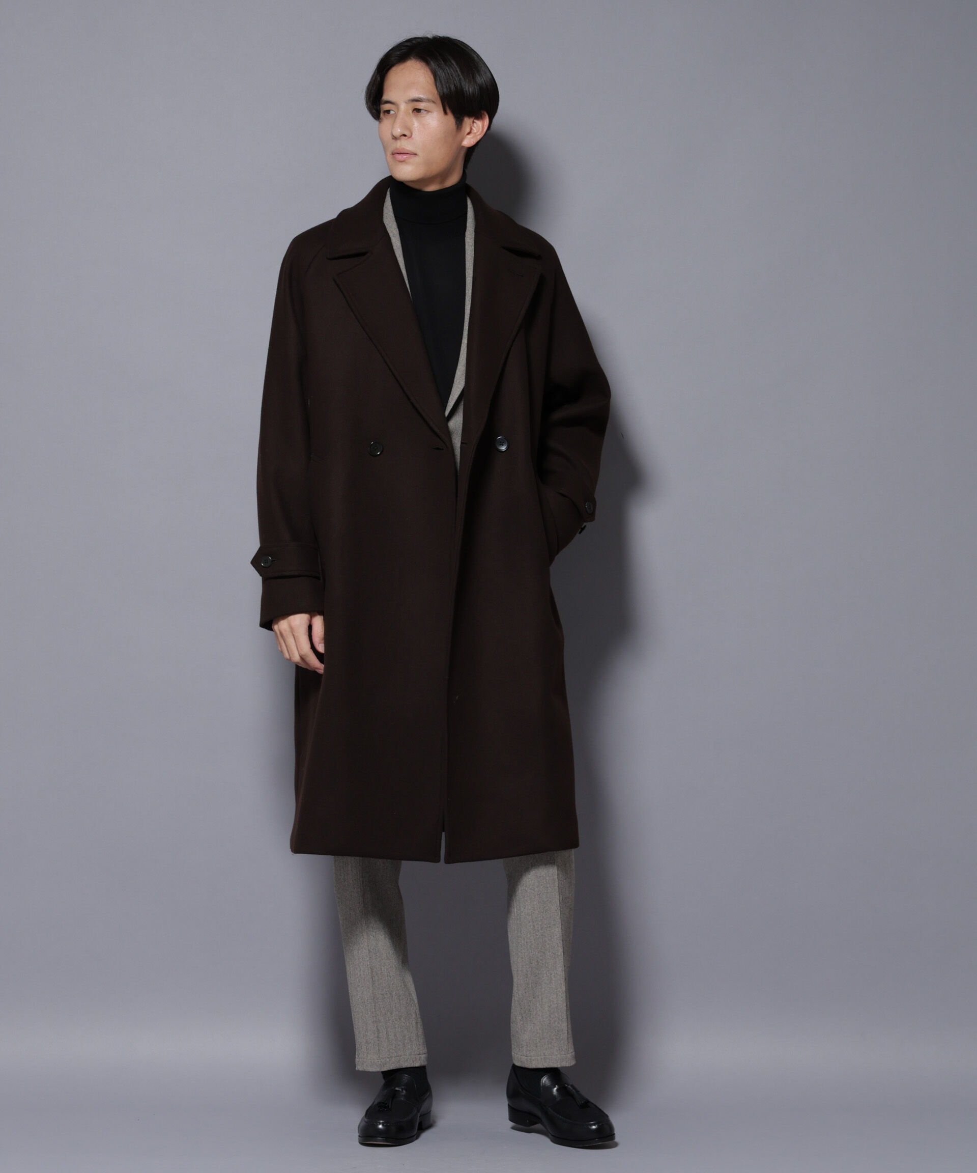 nano･universe「ウールカシミヤメルトンダブルコート」|その他|