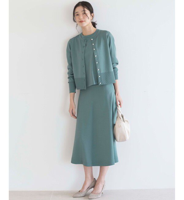 組曲「【UVケア・接触冷感】MINA ニットカーディガン」|カーディガン|