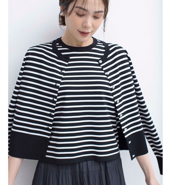 組曲「【UVケア・接触冷感】MINA ニットカーディガン」|カーディガン|