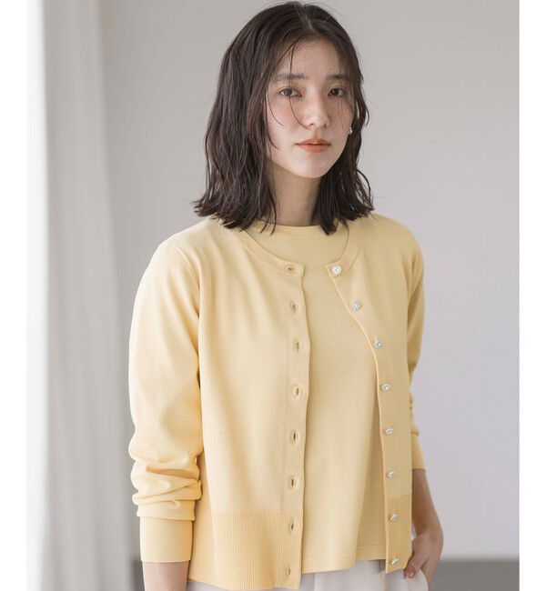 組曲「【UVケア・接触冷感】MINA ニットカーディガン」|カーディガン|