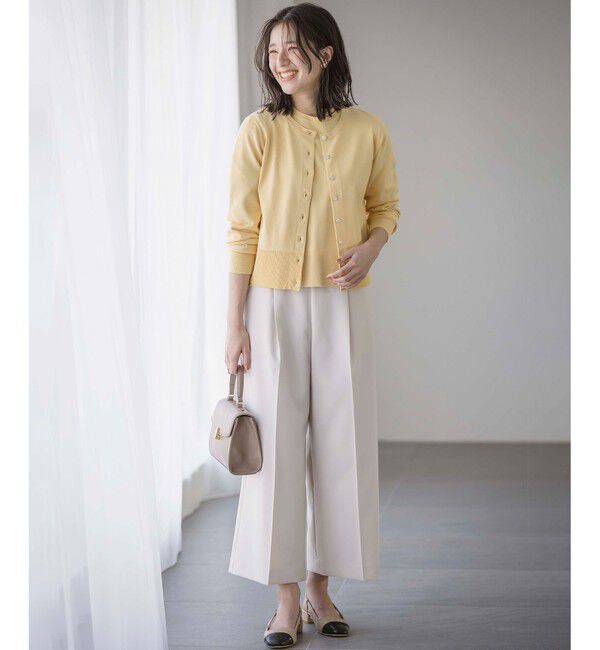 組曲「【UVケア・接触冷感】MINA ニットカーディガン」|カーディガン|