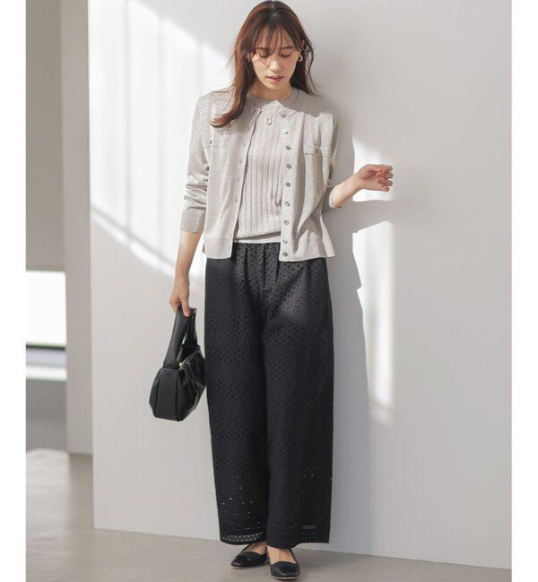 組曲「ライトラメニット アンサンブル」|カーディガン|