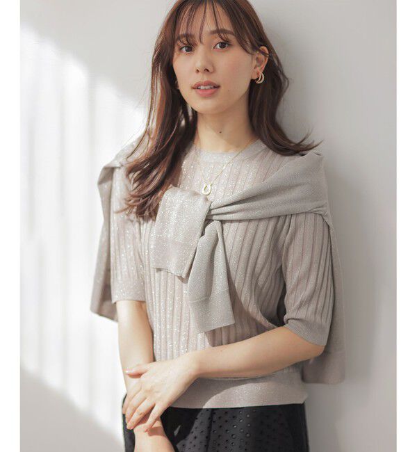 組曲「ライトラメニット アンサンブル」|カーディガン|