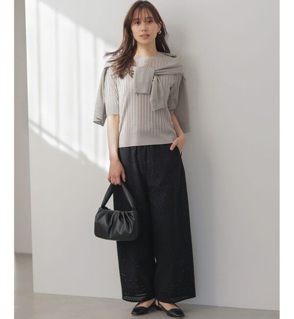 組曲「ライトラメニット アンサンブル」|カーディガン|